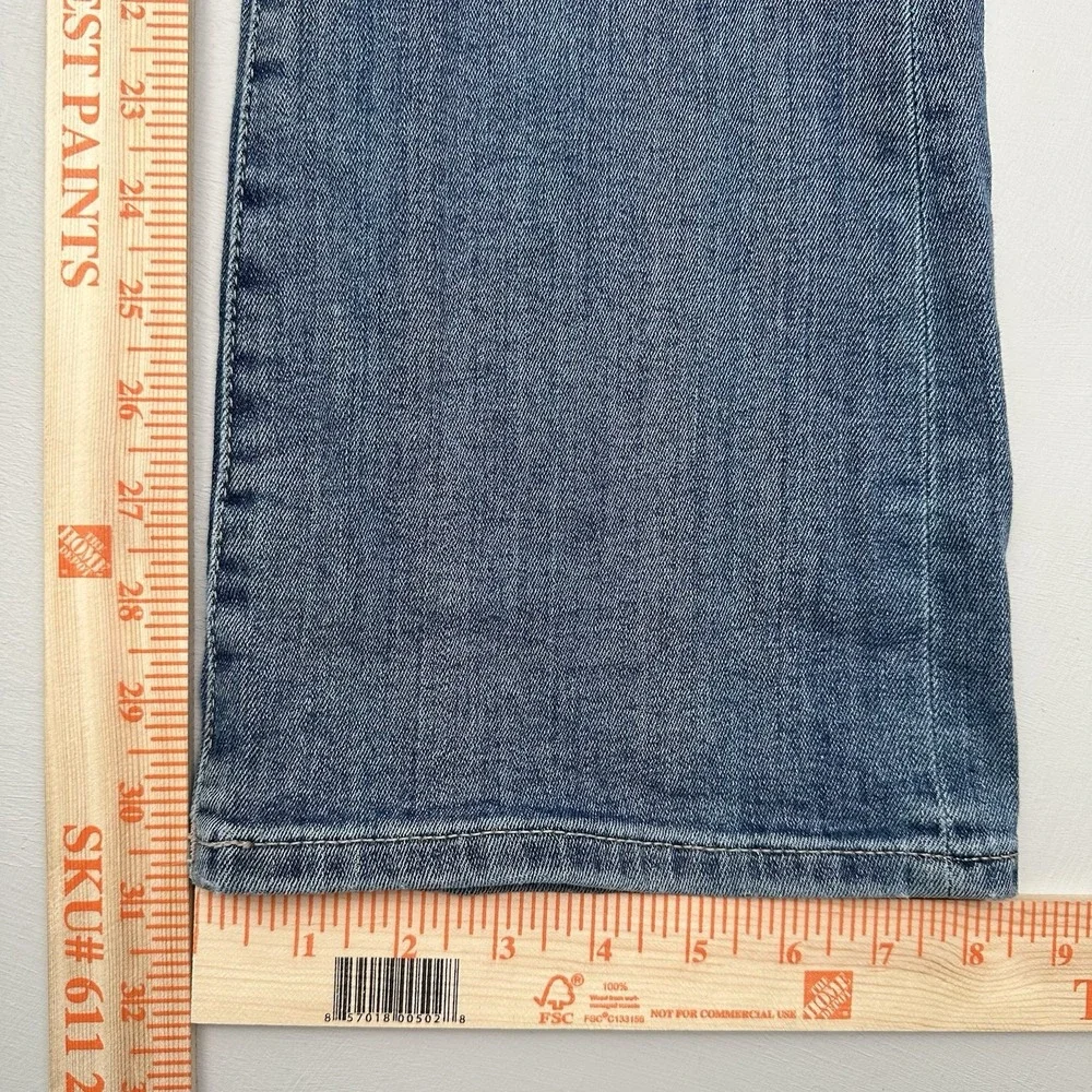 DL1961 Bridget Boot Jeans Actual sz 24 26x31 High Rise Blue Instasculpt Flare